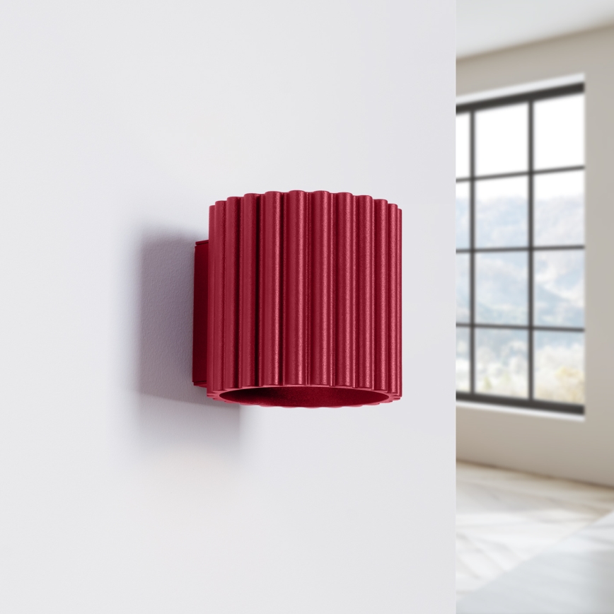 Applique murale AURA 1xG9/10W/230V rouge