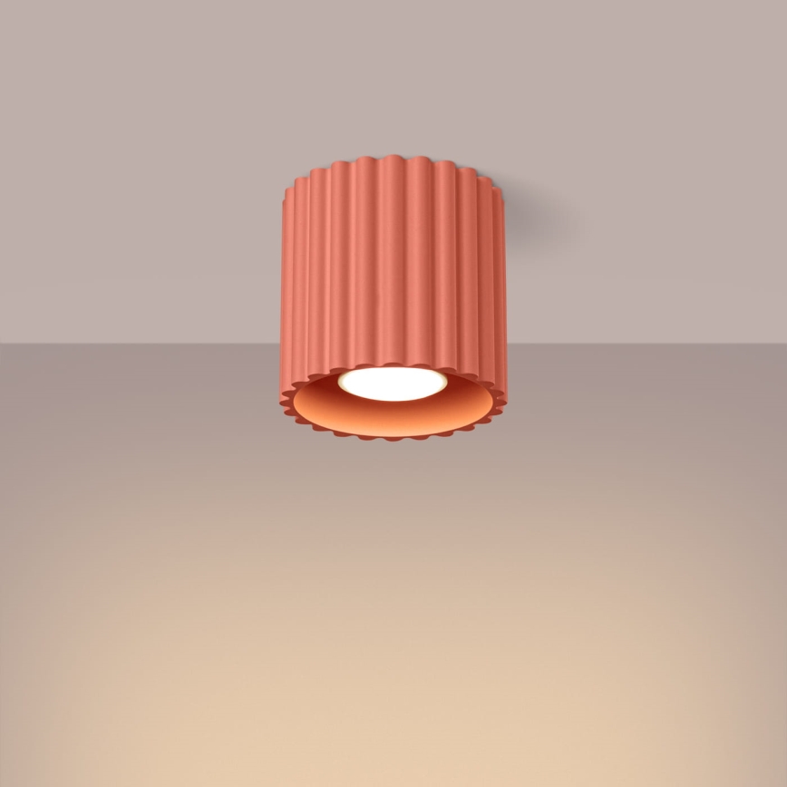 Spot AURA 1xGU10/10W/230V 10 cm rose