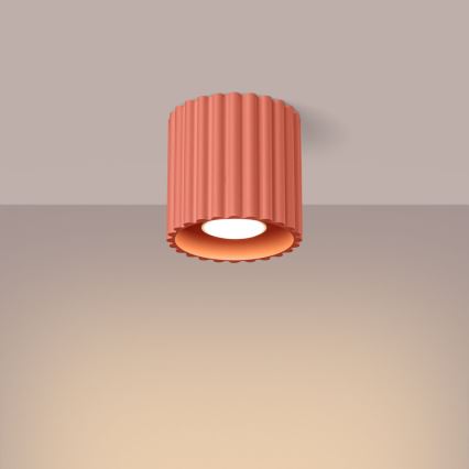 Spot AURA 1x GU10/10 W/230 V, Ø 10 cm, rose