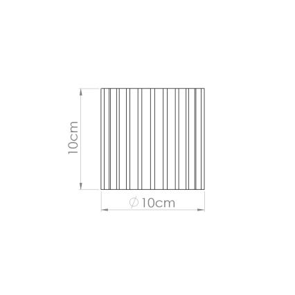 Spot AURA 1x GU10/10 W/230 V, Ø 10 cm, rose