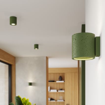 Applique murale spot ORBIS 1xG9/8W/230V béton/vert