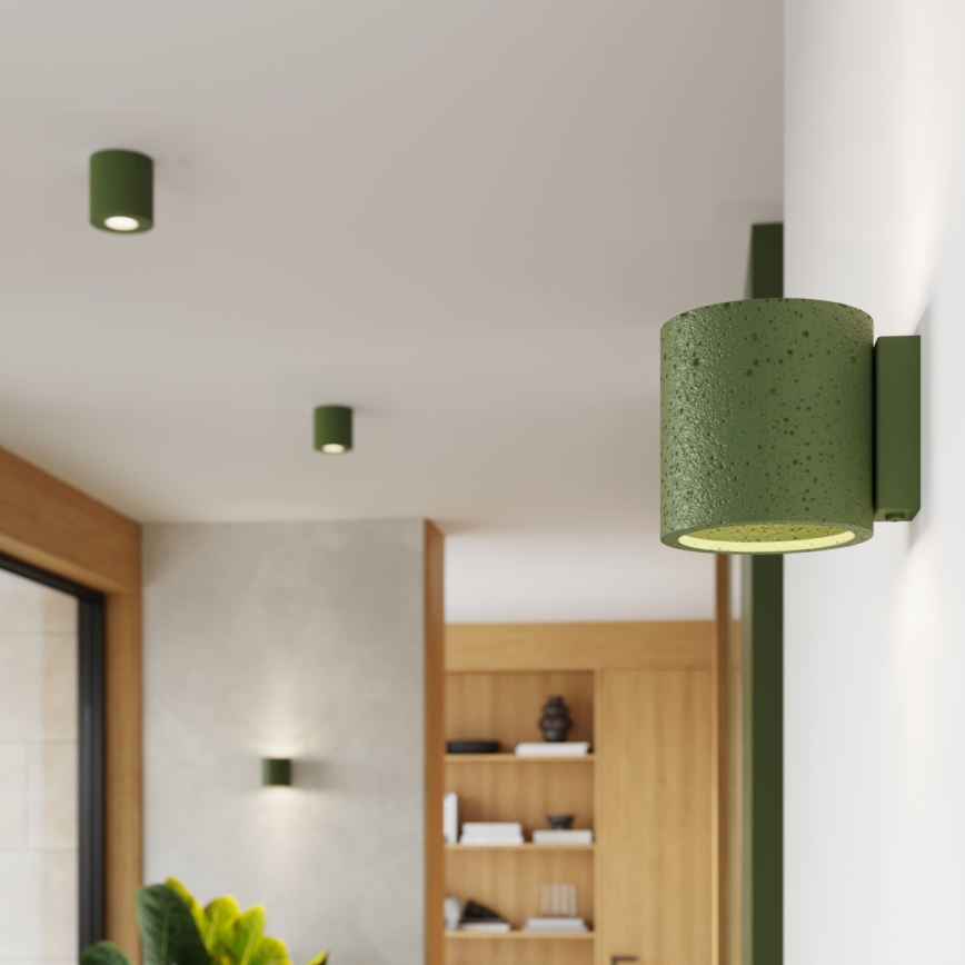 Applique murale spot ORBIS 1xG9/8W/230V béton/vert