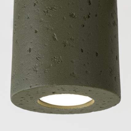 Spot ORBIS 1xGU10/10W/230V béton/vert