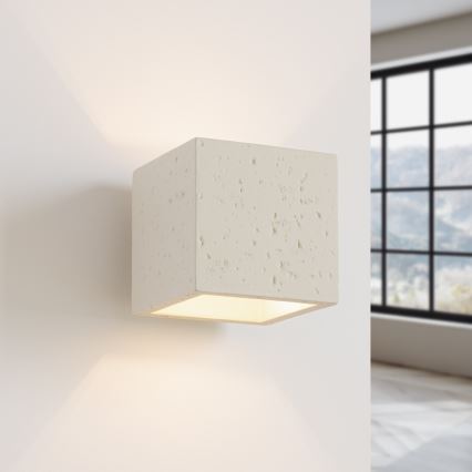 Applique murale spot QUAD 1xG9/8W/230V béton/crème