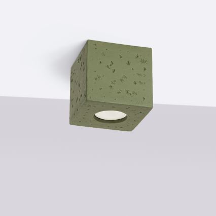 Spot QUAD 1xGU10/10W/230V béton/vert