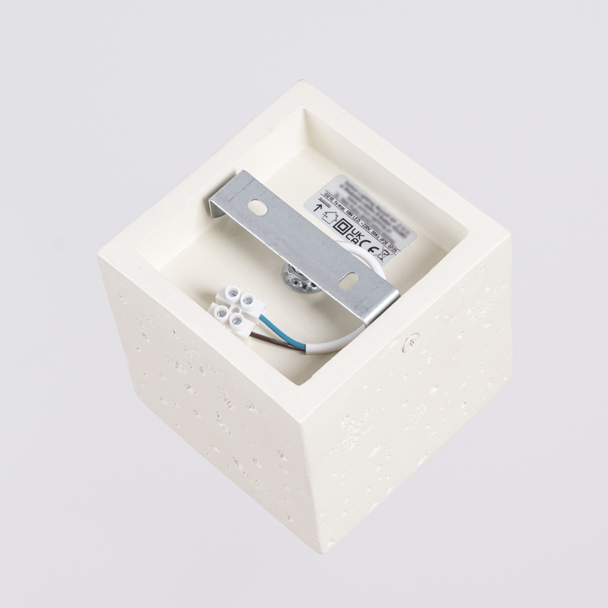 Spot d'éclairage QUAD 1xGU10/10W/230V béton/crème