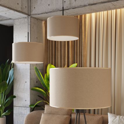 Lampadaire NEVIA 1xE27/15W/230V taupe