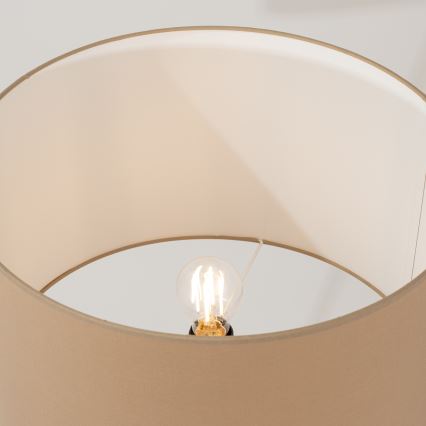 Lampadaire NEVIA 1xE27/15W/230V taupe