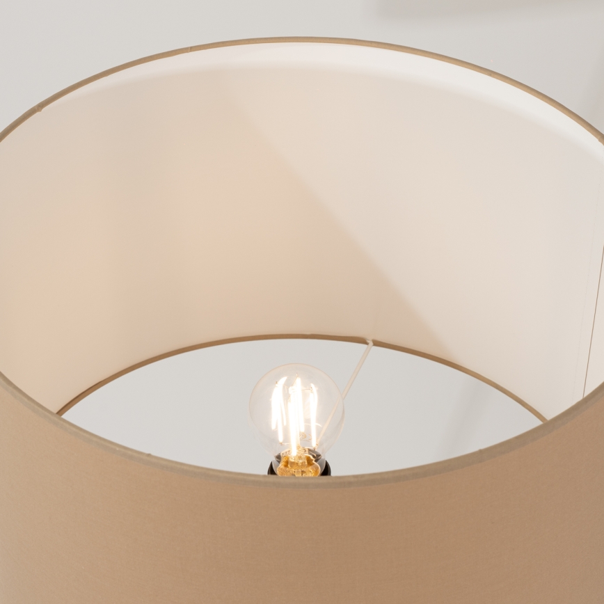 Lampadaire NEVIA 1xE27/15W/230V taupe