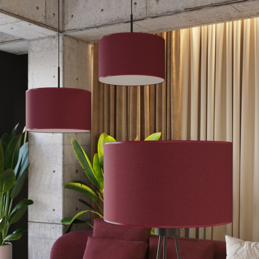 Lampadaire NEVIA 1xE27/15W/230V rouge