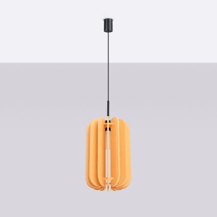 Suspension à câble MULA 1x E27/15W/230V Ø 27 cm, jaune