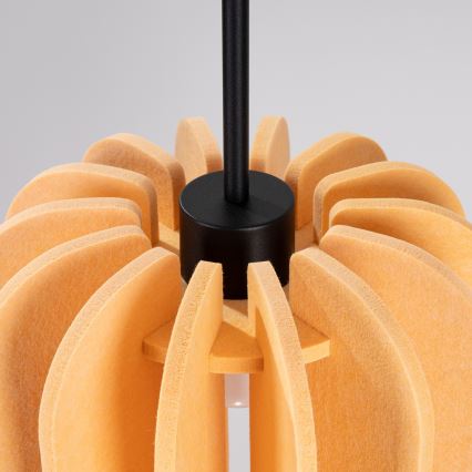 Suspension à câble MULA 1x E27/15W/230V Ø 27 cm, jaune