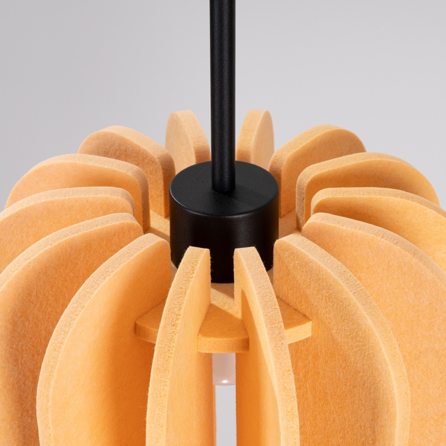 Suspension à câble MULA 1x E27/15W/230V Ø 27 cm, jaune