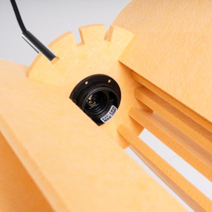 Suspension à câble MULA 1x E27/15W/230V Ø 27 cm, jaune