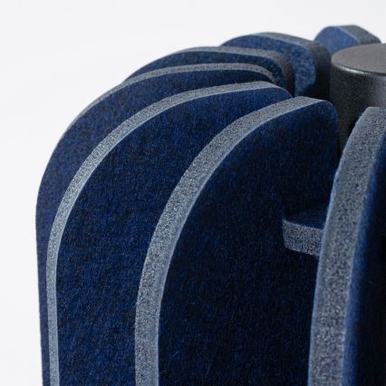 Suspension sur câble MULA 1xE27/15W/230V Ø 27 cm bleu