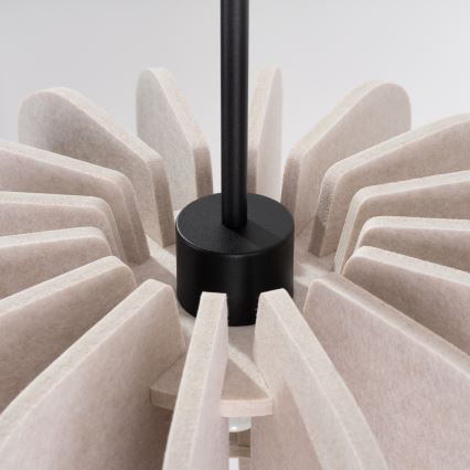 Suspension à câble MULA 1xE27/15W/230V Ø 45 cm crème