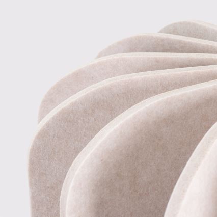 Suspension à câble MULA 1xE27/15W/230V Ø 45 cm crème