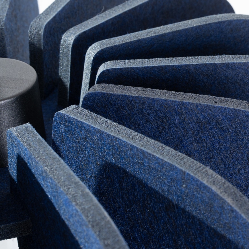 Suspension sur câble MULA 1xE27/15W/230V Ø 45 cm bleu