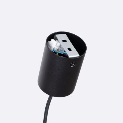 Suspension sur câble MULA 1xE27/15W/230V Ø 45 cm bleu