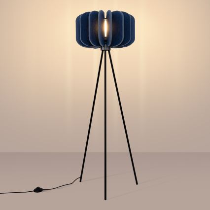 Lampadaire MULA 1xE27/15W/230V bleu