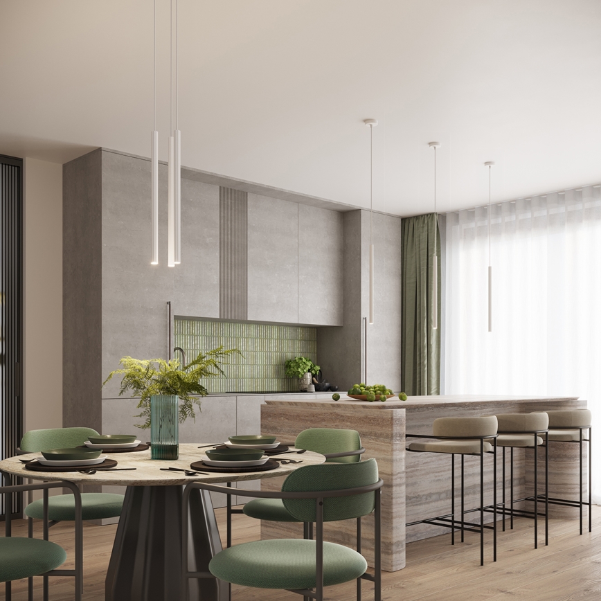 Lustre sur câble ARCHE 2xG9/8W/230V blanc