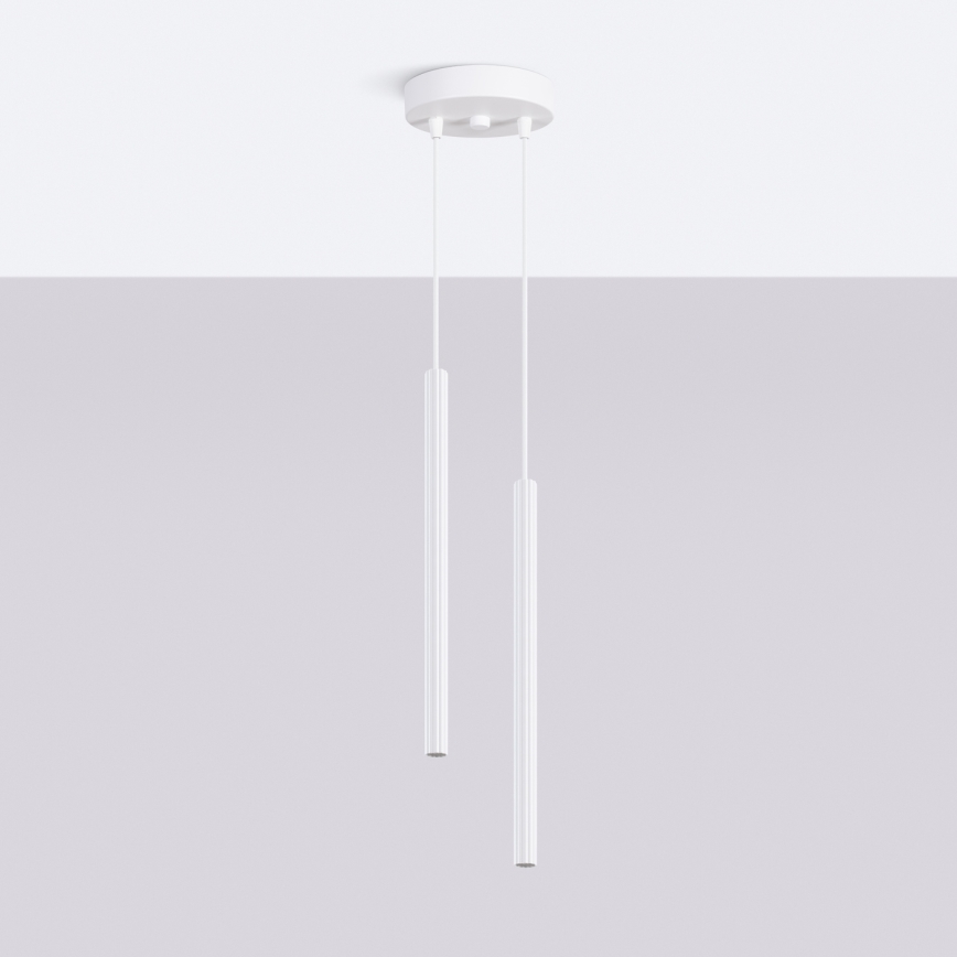 Lustre sur câble ARCHE 2xG9/8W/230V blanc
