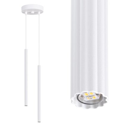 Lustre sur câble ARCHE 2xG9/8W/230V blanc