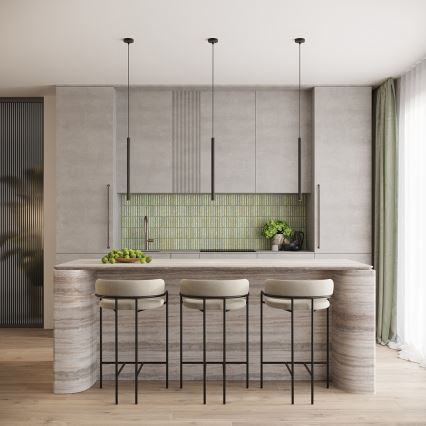 Suspension sur câble ARCHE 2xG9/8W/230V noire