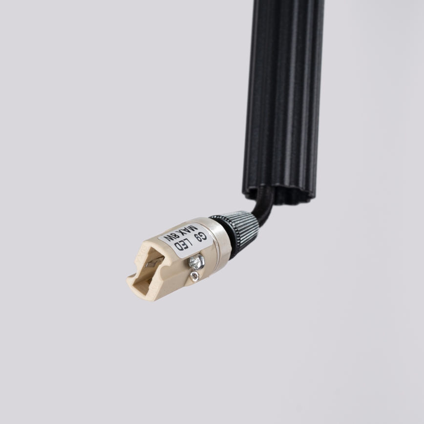 Suspension sur câble ARCHE 2xG9/8W/230V noire