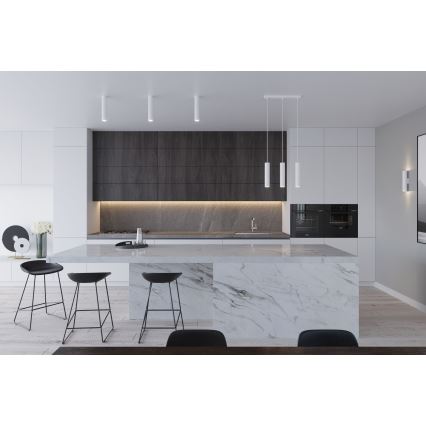 Suspension sur câble LAGOS 2xGU10/10W/230V blanche