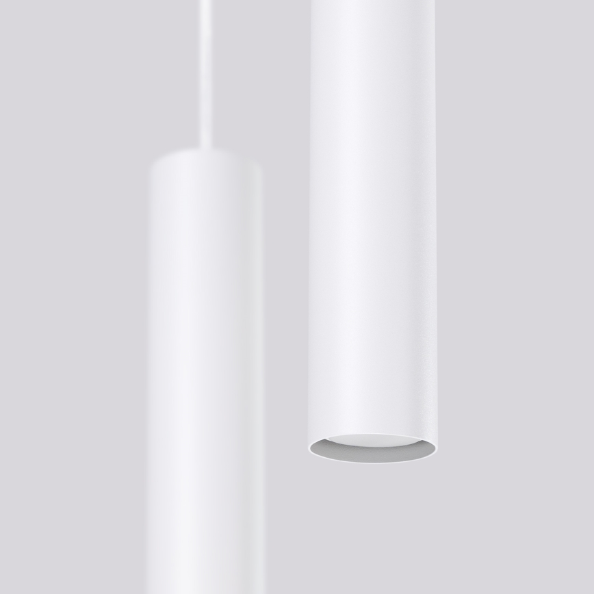 Suspension sur câble LAGOS 2xGU10/10W/230V blanche