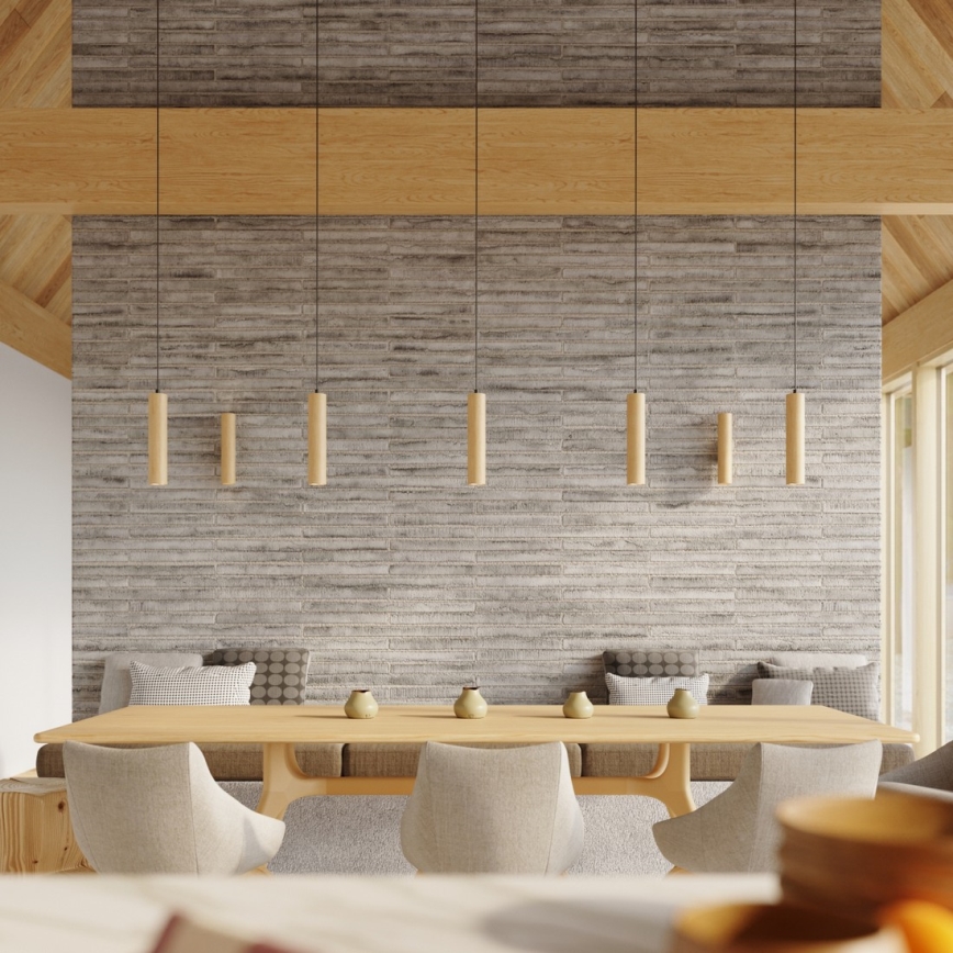 Applique murale LINO 2xGU10/10W/230V hêtre