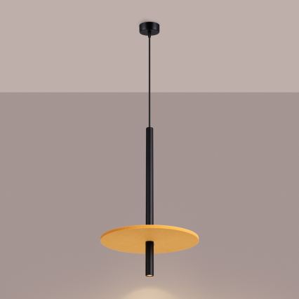 Suspension sur câble FELTRO 1xG9/8W/230V noire/jaune