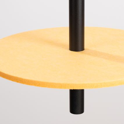 Suspension sur câble FELTRO 1xG9/8W/230V noire/jaune