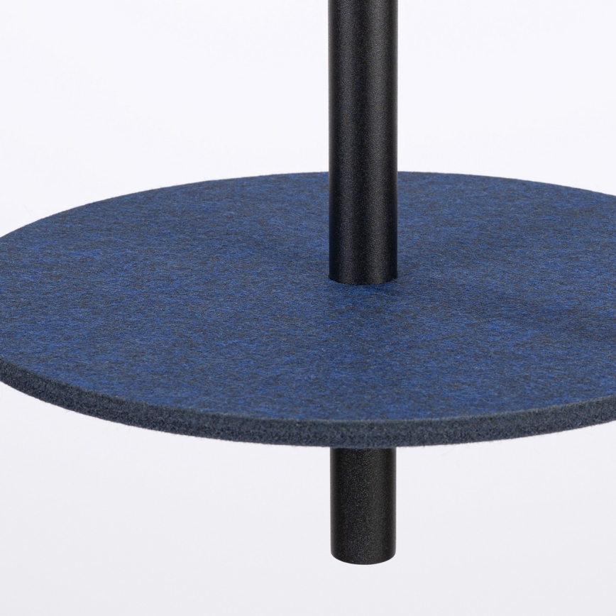 Suspension FELTRO sur câble 1xG9/8W/230V noir/bleu