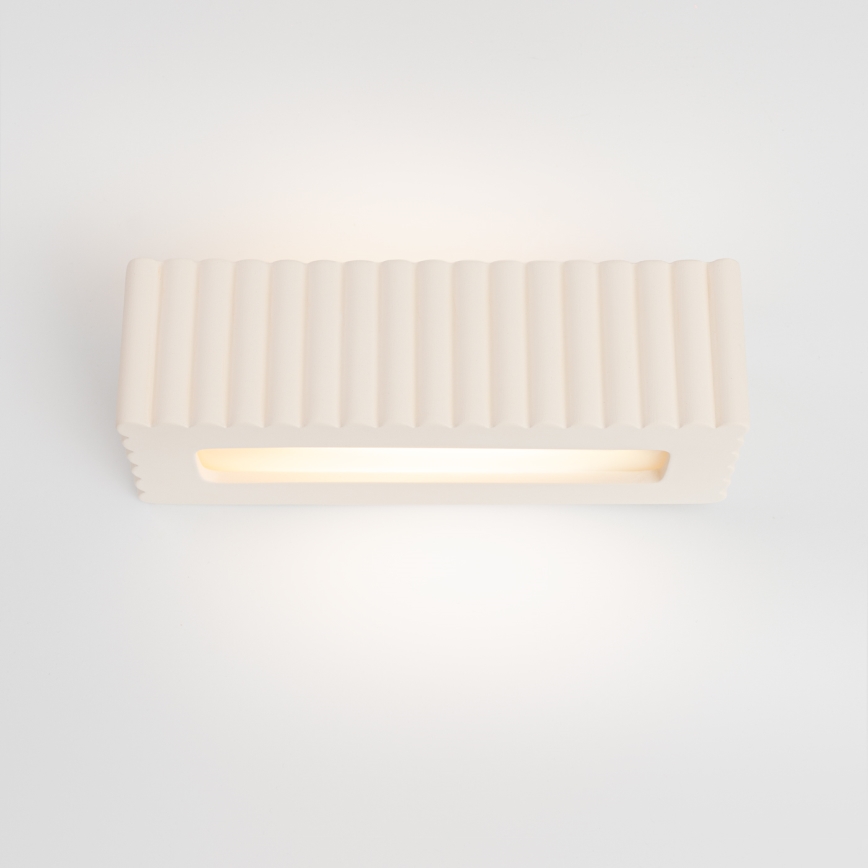Applique murale RIGATA 1xE27/15W/230V céramique/blanche