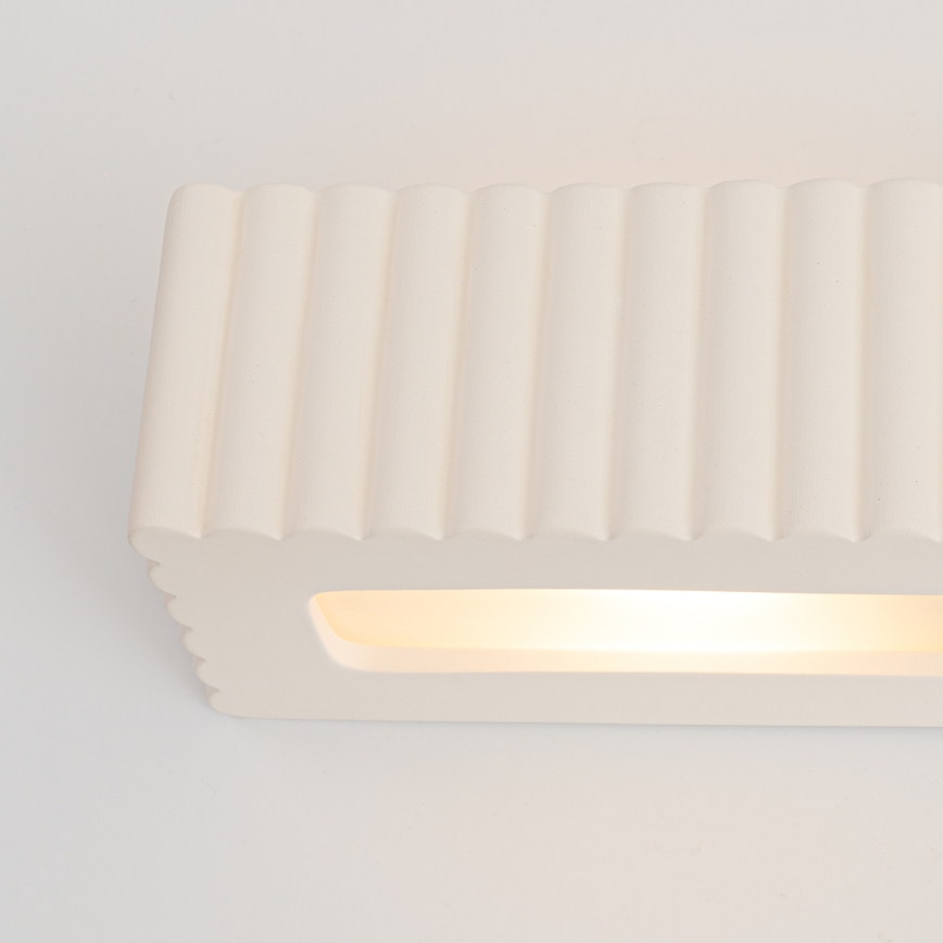 Applique murale RIGATA 1xE27/15W/230V céramique/blanche
