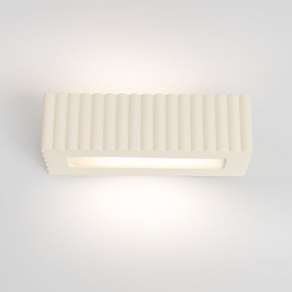 Applique murale RIGATA 1xE27/15W/230V céramique/crème