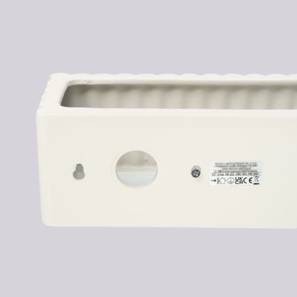 Applique murale RIGATA 1xE27/15W/230V céramique/crème