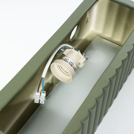 Applique murale RIGATA 1xE27/15W/230V céramique/verte