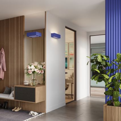 Applique murale RIGATA 1xE27/15W/230V céramique/bleu