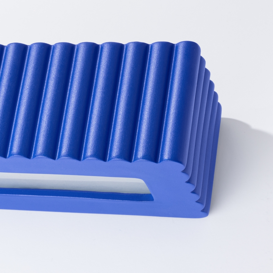 Applique murale RIGATA 1xE27/15W/230V céramique/bleu