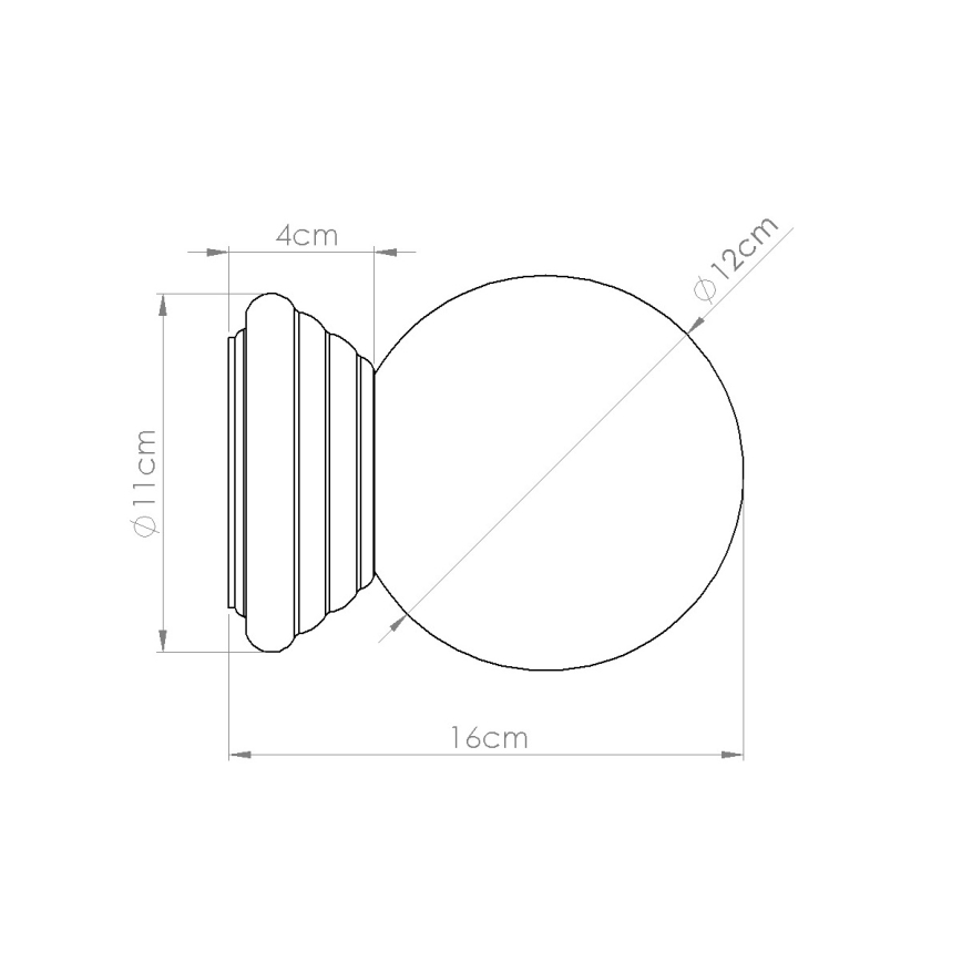 Applique murale pour salle de bains ZORI 1xG9/8W/230V IP44 jaune
