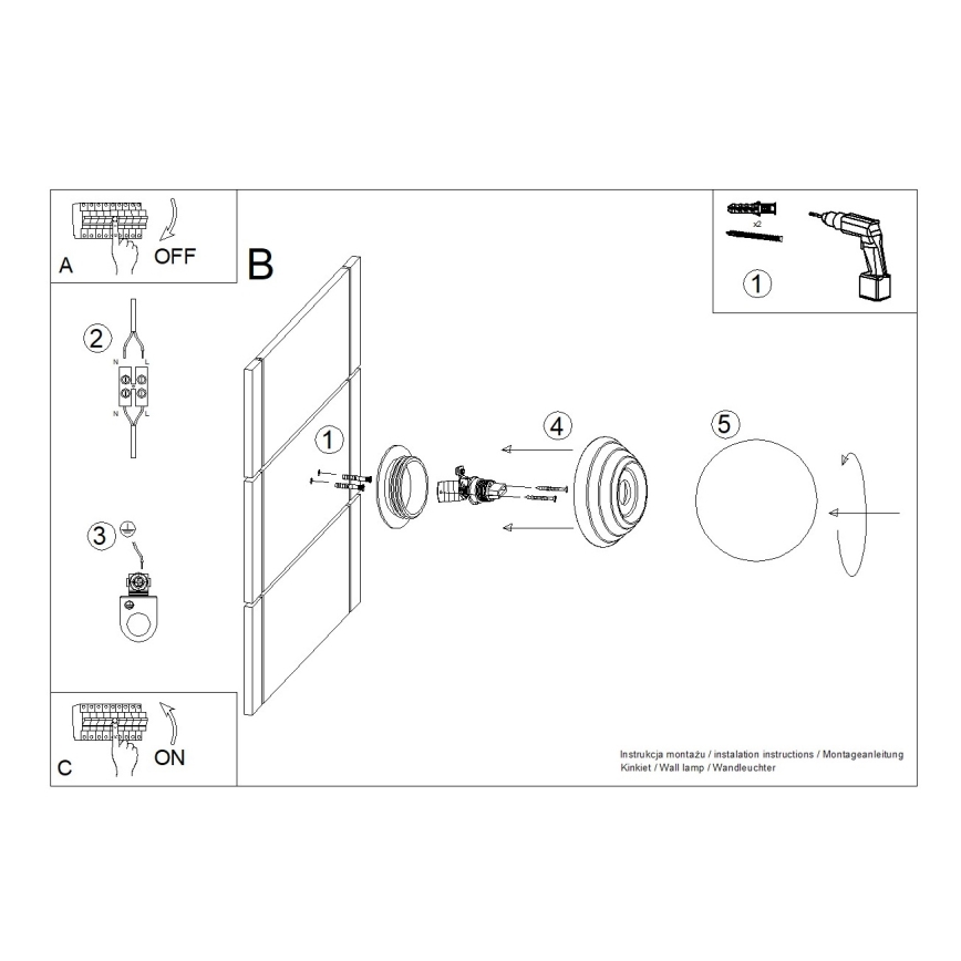 Applique murale pour salle de bains ZORI 1xG9/8W/230V IP44 jaune