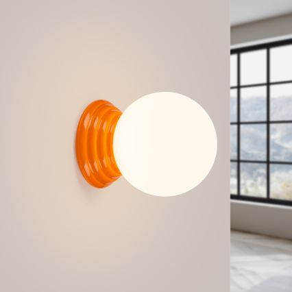 Applique murale pour salle de bains ZORI 1xG9/8W/230V IP44 orange
