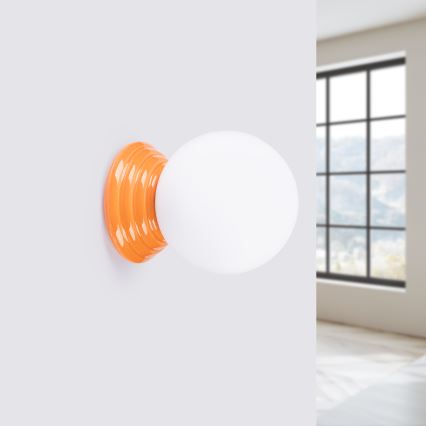 Applique murale pour salle de bains ZORI 1xG9/8W/230V IP44 orange