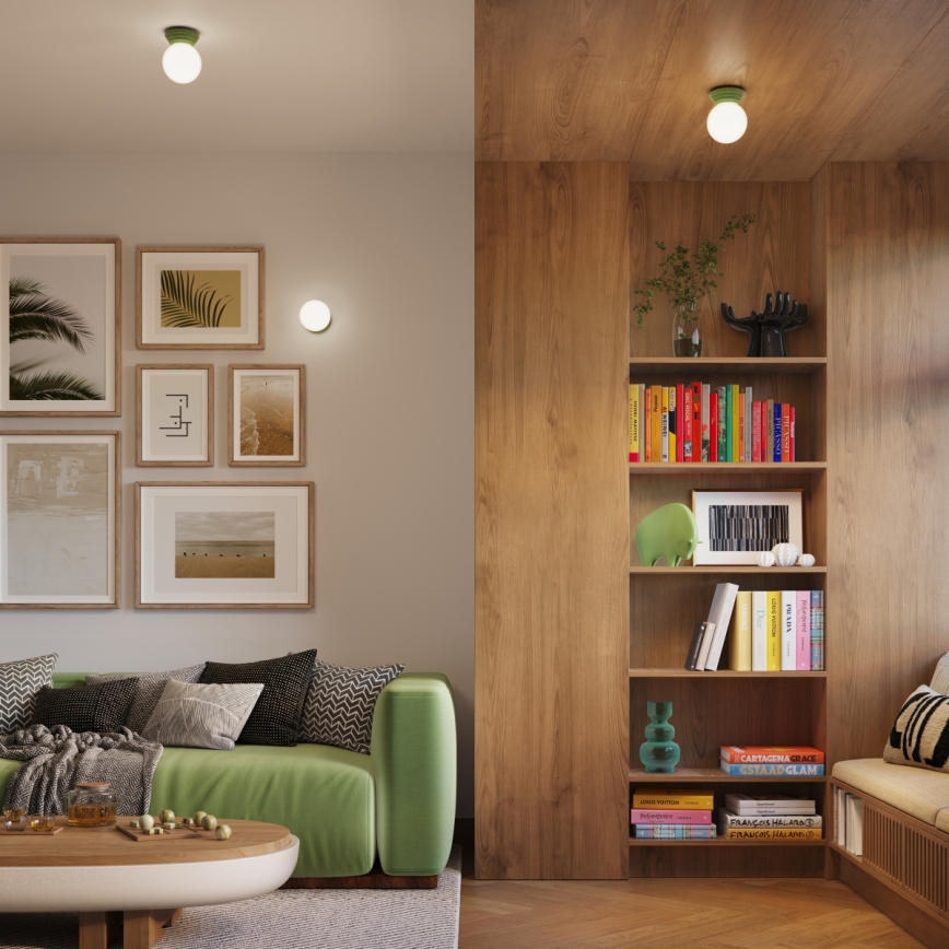 Applique murale pour salle de bains ZORI 1xG9/8W/230V IP44 vert