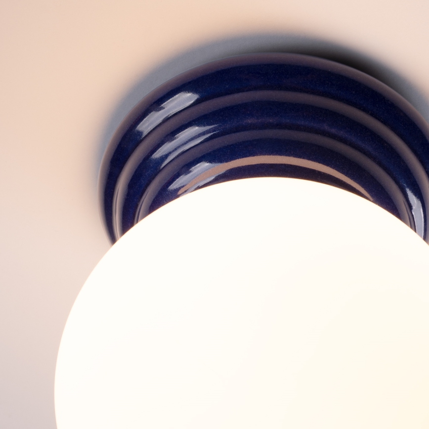 Applique murale de salle de bains ZORI 1xG9/8W/230V IP44 bleue