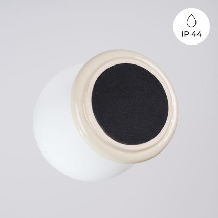 Plafonnier pour salle de bains ZORI 1xG9/8W/230V Ø 12 cm IP44 beige