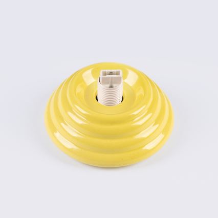 Plafonnier pour salle de bains ZORI 1xG9/8W/230V Ø 12 cm IP44 jaune